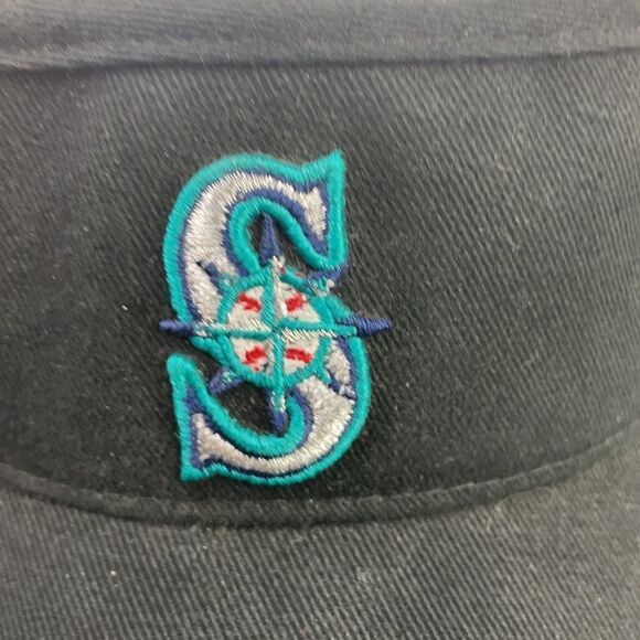 Seattle Mariners adjustable sun visor. Black - Picture 2 of 6